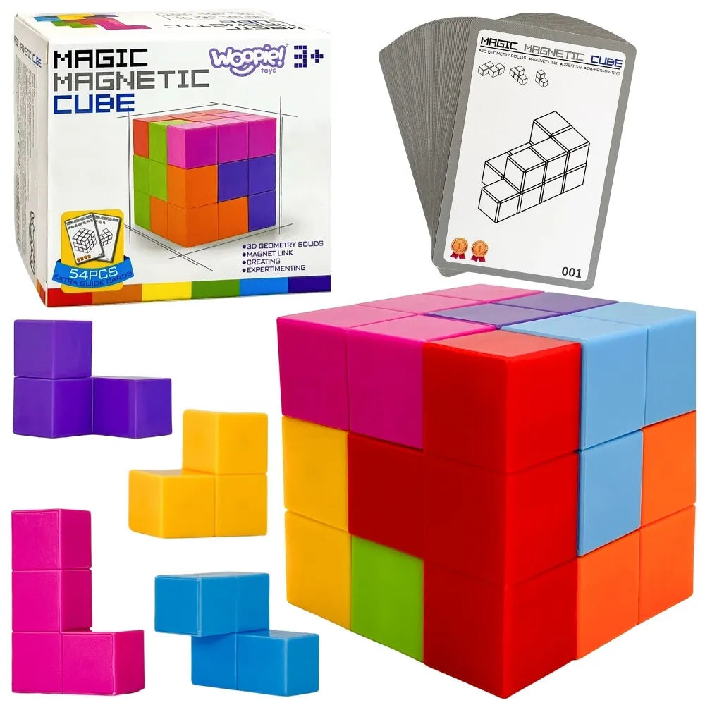 Magnetinis Tetris 3D kubeliai
